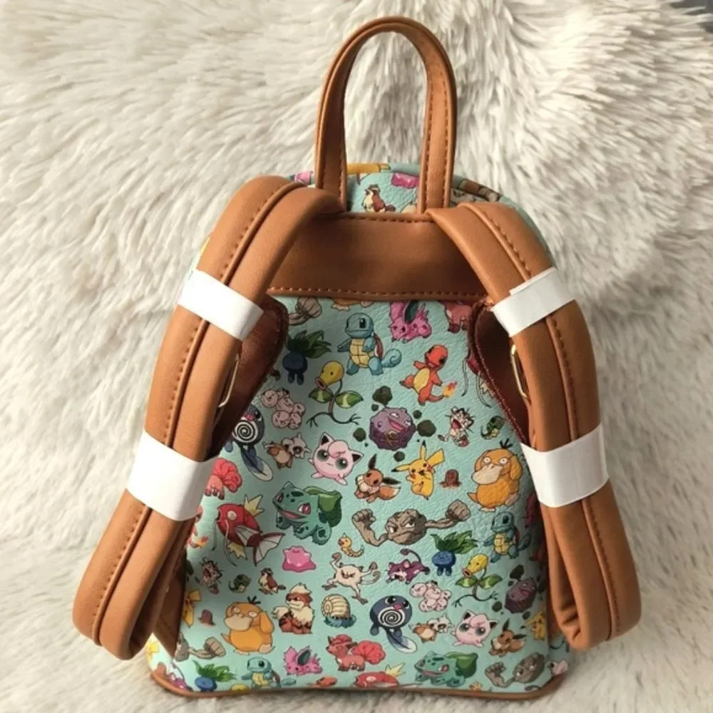Loungefly Pokémon 151 Generation Teal Mini Backpack and Wallet